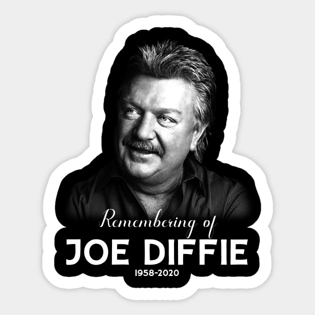 remembering of joe diffie Sticker by MShams13